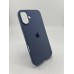 Силіконовий оригінальний чохол для Apple iPhone 16 Plus (42), тіньовий синій.