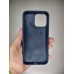 Силіконовий оригінальний чохол Apple iPhone 15 Pro Max (32) Темно-синій.