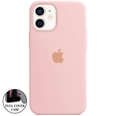 Силіконовий чохол Original Round для Apple iPhone 12 Mini (08) Pink Sand (Уцінка) (Категорія 1)