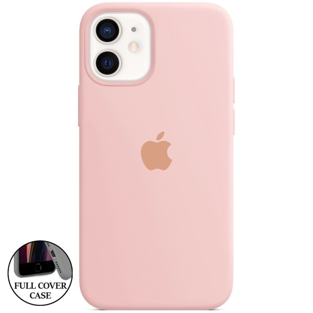 Силіконовий чохол Original Round для Apple iPhone 12 Mini (08) Pink Sand (Уцінка) (Категорія 1)
