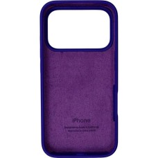 Силіконовий оригінальний круглий чохол для Apple iPhone 17 Pro Max (58) Grape.