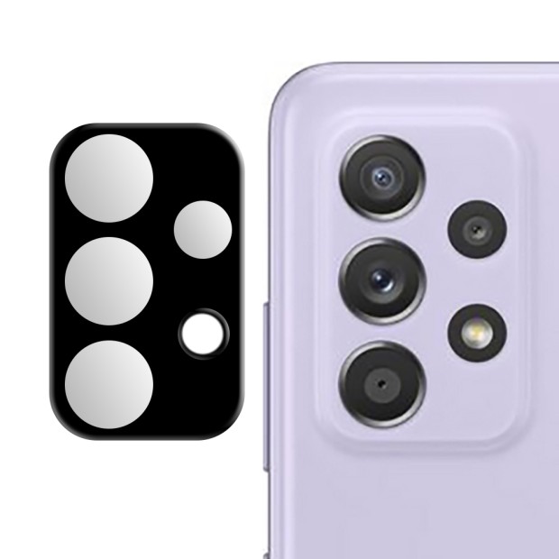 Захисне 3D скло на камеру Samsung Galaxy A72 Black