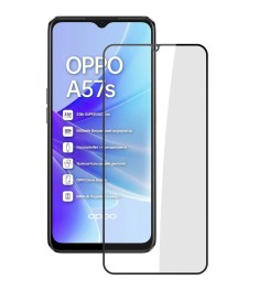 Захисне скло 5D Standard для Oppo A57s, чорне