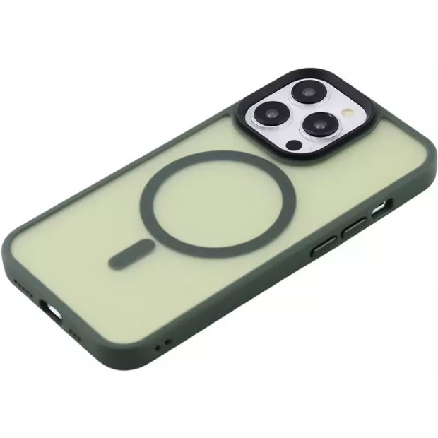 Чехол WAVE Matte Insane Case with MagSafe iPhone 13 Pro Max (Green)