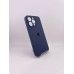Силіконовий чохол Original RoundCam для Apple iPhone 15 Pro Max (09) Midnight Blue.