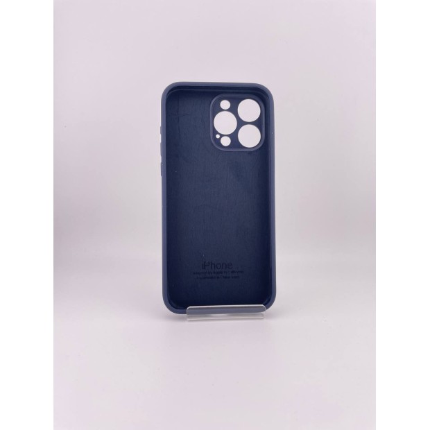 Силіконовий чохол Original RoundCam для Apple iPhone 15 Pro Max (09) Midnight Blue.