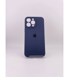 Силіконовий чохол Original RoundCam для Apple iPhone 15 Pro Max (09) Midnight Bl..
