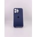 Силіконовий чохол Original RoundCam для Apple iPhone 15 Pro Max (09) Midnight Blue.