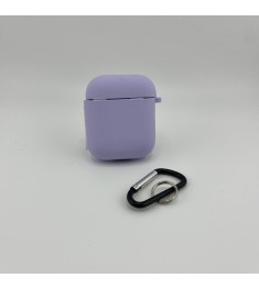 Чохол для навушників Full Silicone Case with Microfiber Apple AirPods (71) Light..