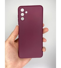 Силикон Original Case Samsung Galaxy A04S (2022) (ShutCam) (Бордовый)
