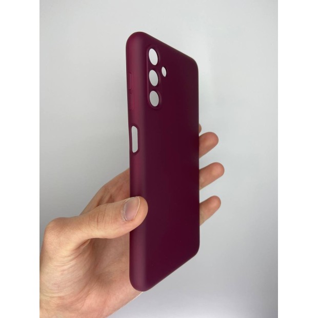 Силіконовий чохол Original для Samsung Galaxy A04S (2022) (ShutCam) (Бордовий)
