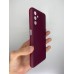 Силіконовий чохол Original для Samsung Galaxy A04S (2022) (ShutCam) (Бордовий)