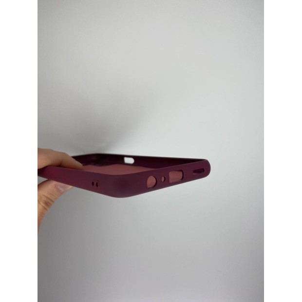 Силіконовий чохол Original для Samsung Galaxy A04S (2022) (ShutCam) (Бордовий)