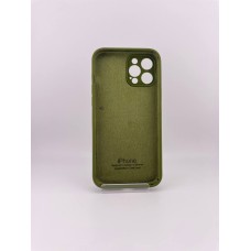 Силикон Original RoundCam Case Apple iPhone 12 Pro Max (46) Deep Green