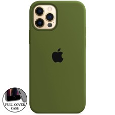 Силикон Original Round Case Apple iPhone 12 Pro Max (46) Deep Green Силикон Original Round Case Apple iPhone 12 Pro Max (46) Deep Green