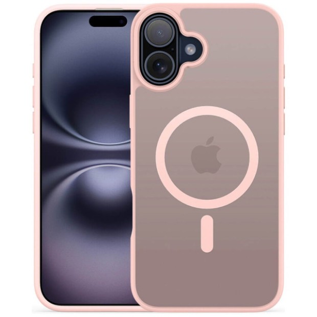 Силиконовый чехол Alabay Cloud Matte Apple iPhone 16 (Light Pink)