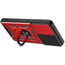 Бронь-чехол Ring Serge Armor Case Xiaomi Redmi Note 13 Pro 4G / Poco M6 Pro 4G (ShutCam) (Красный)