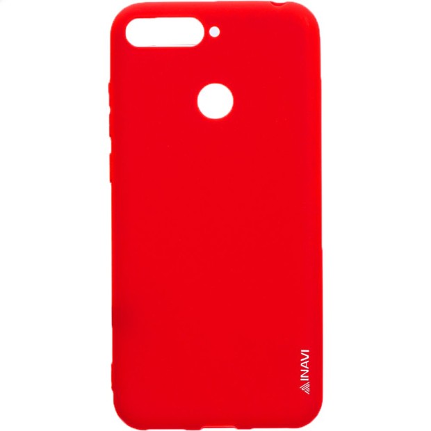 Силикон iNavi Color Huawei Y6 Prime (2018) / Honor 7A Pro (красный)