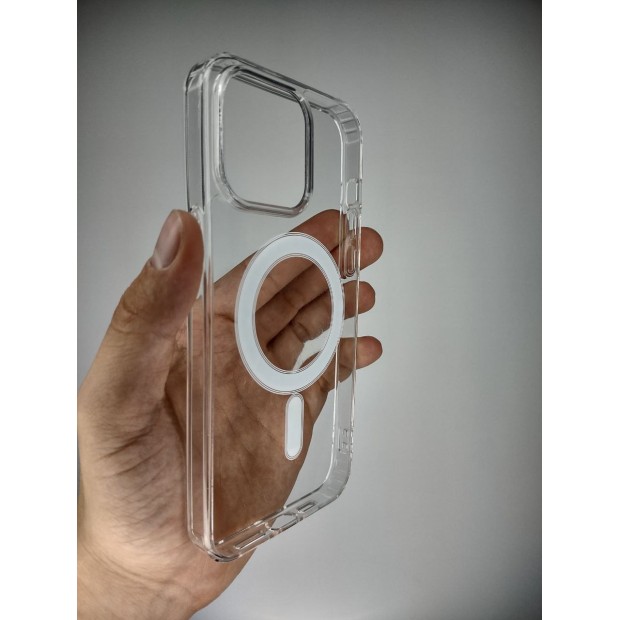 Чохол Clear Case with MagSafe для Apple iPhone 15 Pro Max (Прозорий)