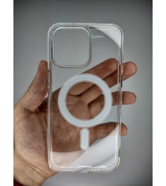 Чохол Clear Case with MagSafe для Apple iPhone 15 Pro Max (Прозорий)