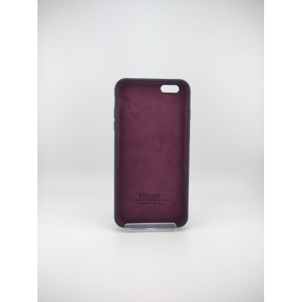 Силикон Original Round Case Apple iPhone 6 Plus / 6s Plus (Eggplant)