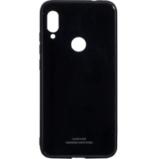 Чохол-накладка Glass Case для Xiaomi Redmi Note 6  /  Note 6 Pro (чорний)