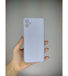 Силіконовий оригінальний чохол Samsung Galaxy A04E (2022) (ShutCam) (Фіалковий)