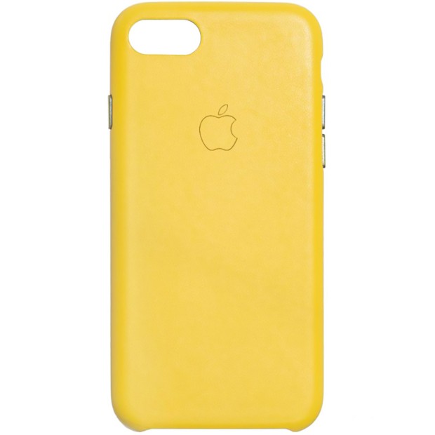 Чохол із шкіри для Apple iPhone 7  /  8 (Весняний Жовтий)