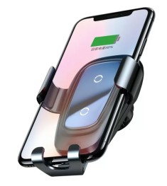 Автодержатель Baseus Metal Gravity Car Mount MagSafe (Air Outlet) (Серый) WXYL-B..