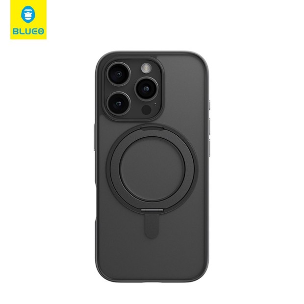 Накладка Blueo Skin Friendly 360 Rotatable Stand with MagSafe Apple iPhone 16 Pro Max (Gold)