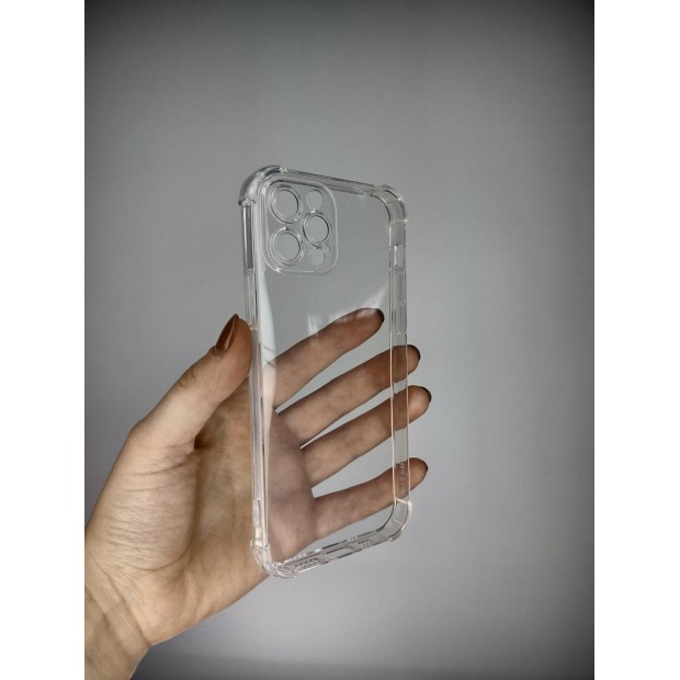 Силікон 6D Apple iPhone 12 Pro (ShutCam) (Прозорий)