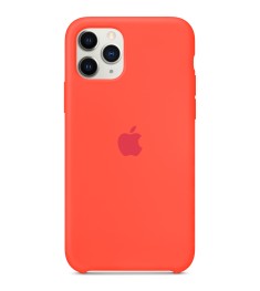 Силіконовий оригінальний чохол Apple для iPhone 11 Pro Max (11) Персиковий
