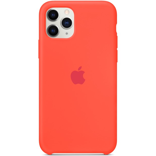 Силіконовий оригінальний чохол Apple для iPhone 11 Pro Max (11) Персиковий