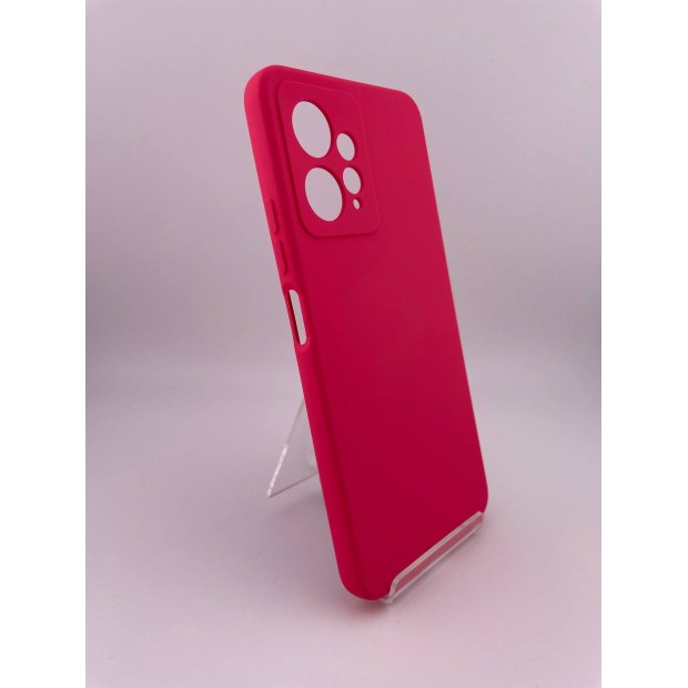 Силікон оригінальний Xiaomi Redmi Note 12 4G (ShutCam) (Малиновий)