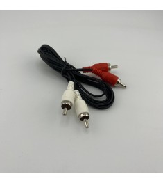 Кабель Rivex 2RCA - 2RCA 1м