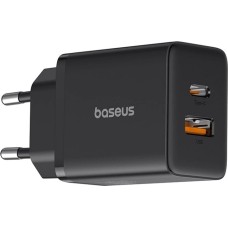 Зарядний адаптер Baseus Cube 30W (1 USB  /  1 Type-C) (Чорний) P10111404113-00