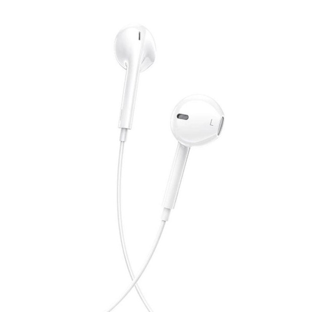 Wired earphones with headset Borofone BM60 Type-C DAC (White)
