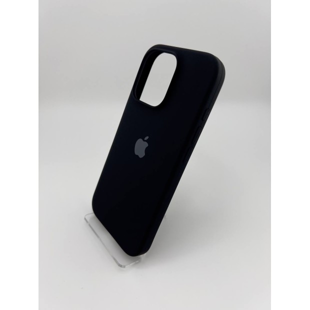 Оригінальний силіконовий кейс Apple iPhone 16 Pro (07) Чорний