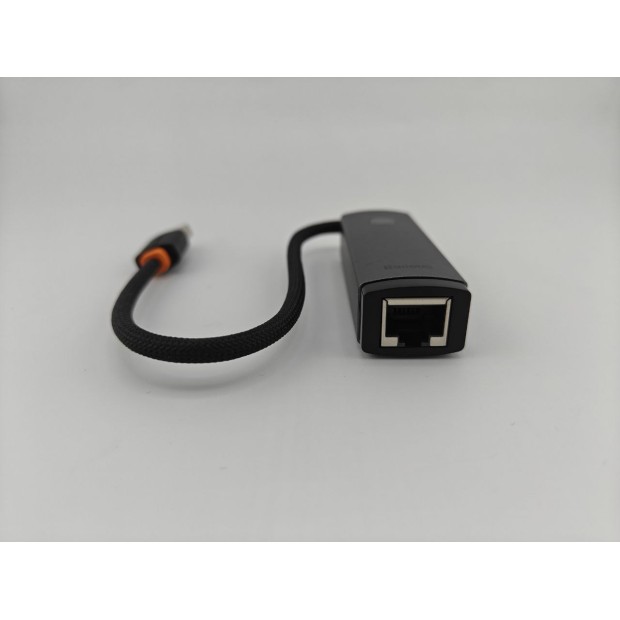 Переходник Baseus Lite Series Ethernet 1000Mbps (USB to RJ45) (Cерый) WKQX000113