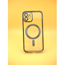 Чехол UMKU Shining with MagSafe Apple iPhone 12 (Blue Titanium)