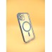Чехол UMKU Shining with MagSafe Apple iPhone 12 (Blue Titanium)