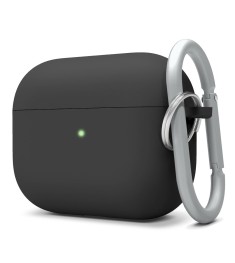 Чехол для наушников Full Silicone Case with Apple AirPods Pro (07) Black (Уценка..