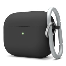 Чехол для наушников Full Silicone Case with Apple AirPods Pro (07) Black (Уценка) (Категория 2)