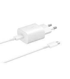 Samsung EP-TA800 25W Power Adapter (1 Type-C) + Type-C Cable (White)