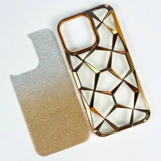 Накладка 3D Prism Metal Apple iPhone 16 Pro Max (Gold)