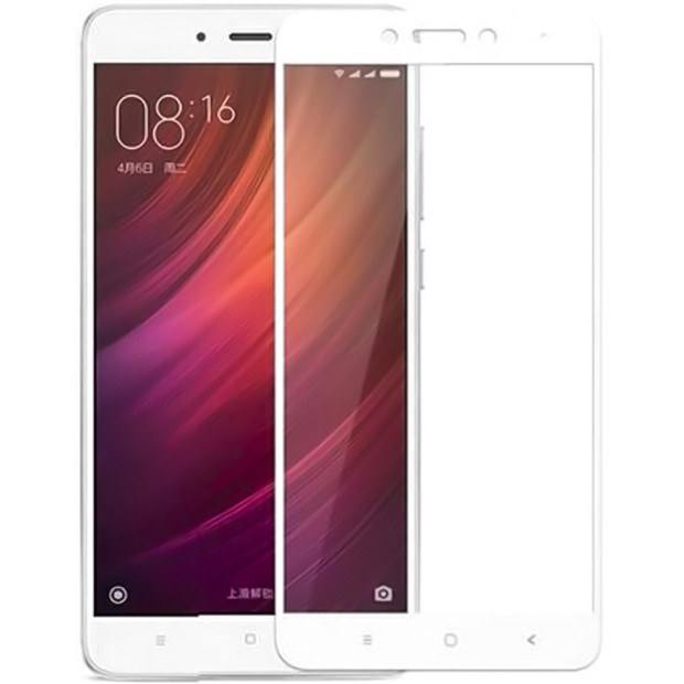 Захисне скло 5D Standard Xiaomi Redmi Note 4 Біле Захисне скло 5D Standard Xiaomi Redmi Note 4 Біле