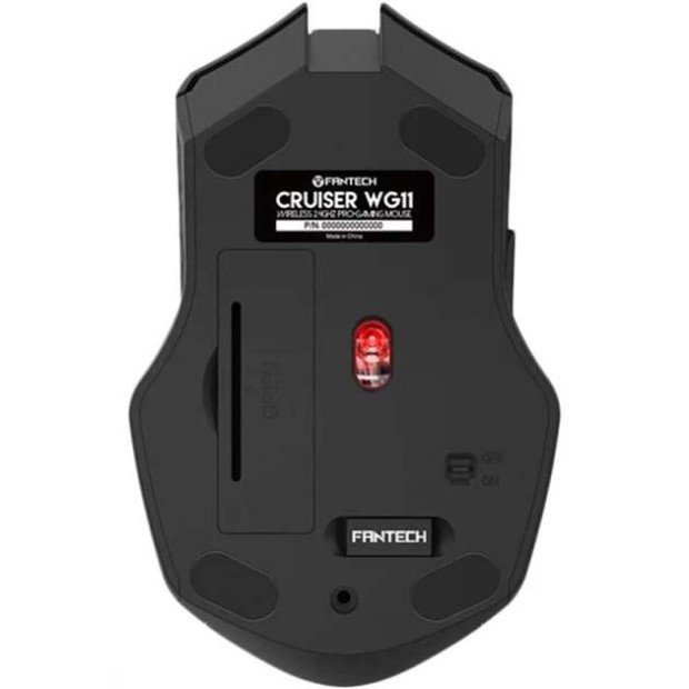 Мышь беспроводная игровая Fantech WG11 Cruiser Silent (Чёрный)