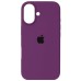 Силіконовий оригінальний круглий чохол для Apple iPhone 17 (28) Brinjal