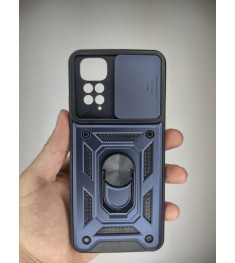 Чохол-книжка Ring Serge Armor для Xiaomi Redmi Note 11  /  11S (ShutCam) (Синій)..