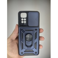 Чохол-книжка Ring Serge Armor для Xiaomi Redmi Note 11 / 11S (ShutCam) (Синій) Чохол-книжка Ring Serge Armor для Xiaomi Redmi Note 11 / 11S (ShutCam) (Синій)